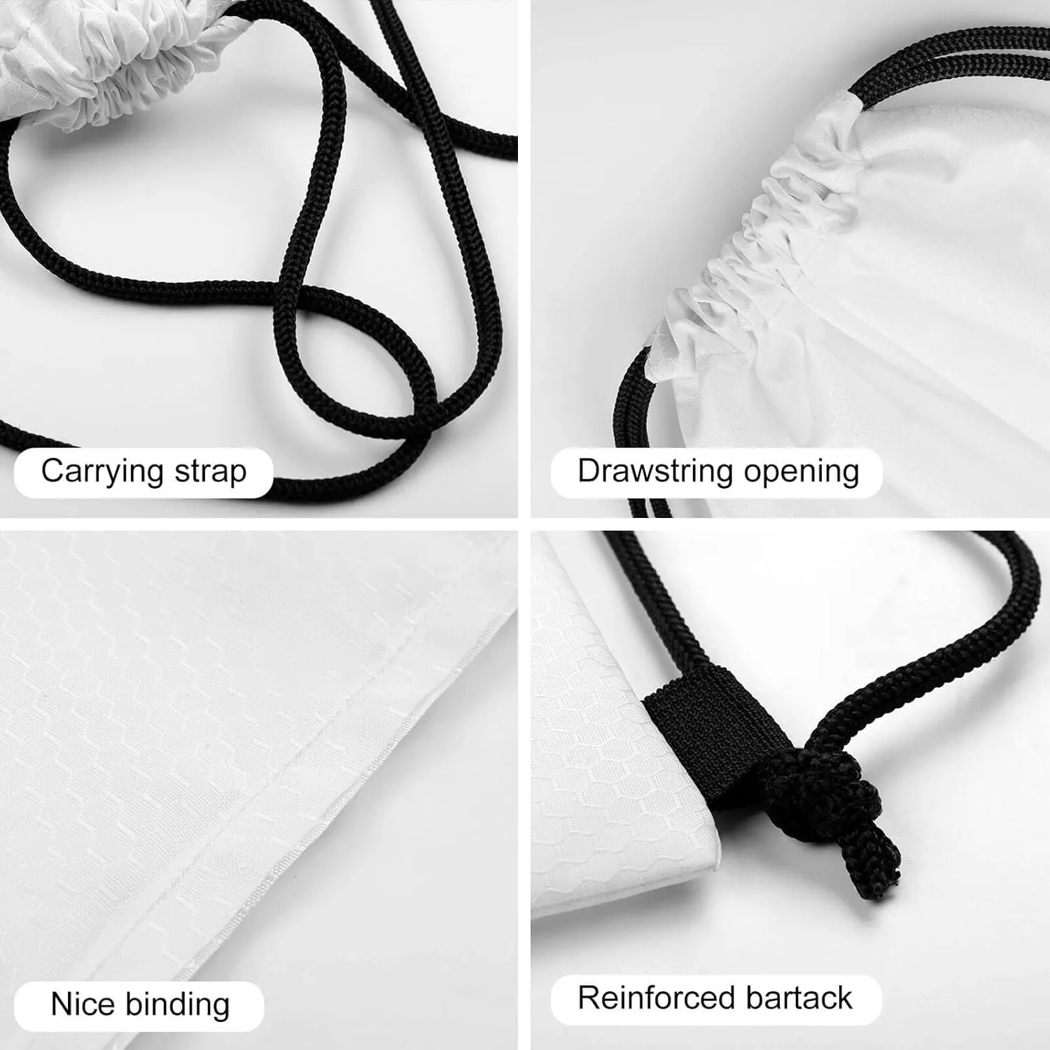 Women's Handbag Drawstring Bag, Novelty Waterproof Lightweight Backpack, Cute Funny Sleeping Duck Yellow Large Capacity Shopping Storage Pouch Sports Bags for Yoga