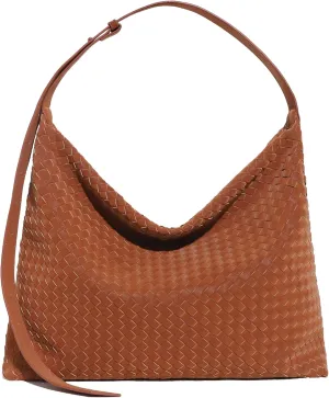 Woven Bag for Women, Vegan Leather Tote Bags Large Hobo Purses for Women Handmade Shoulder Bag with Adjustable Strap
