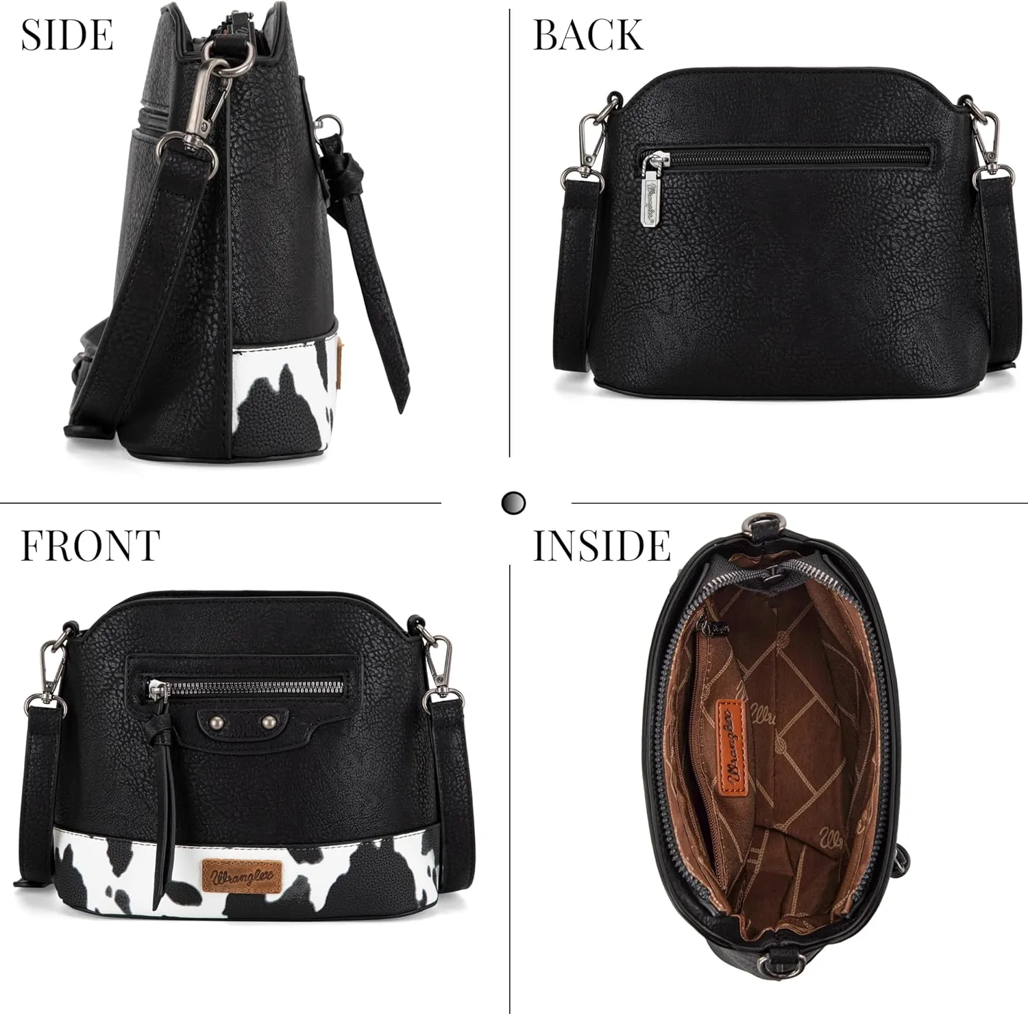 Wrangler Small Crossbody Bags for Women Shoulder Cute Purses and Handbags with Adjustable Strap