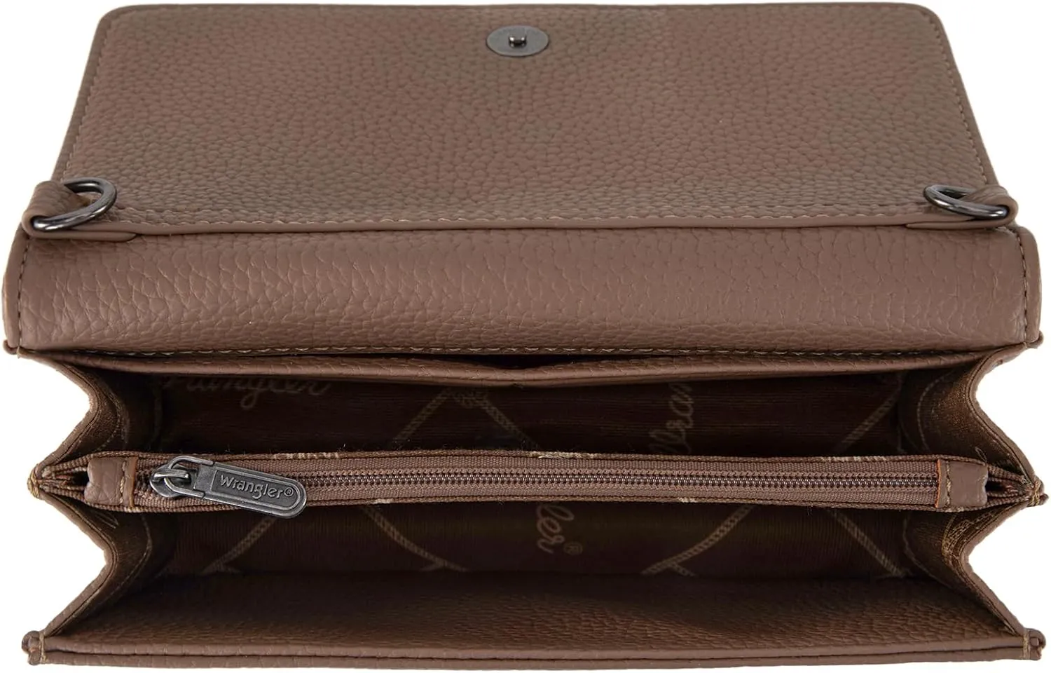Wrangler Small Crossbody Wallet Purses RFID Trendy Purses for Women with Adjustable Straps