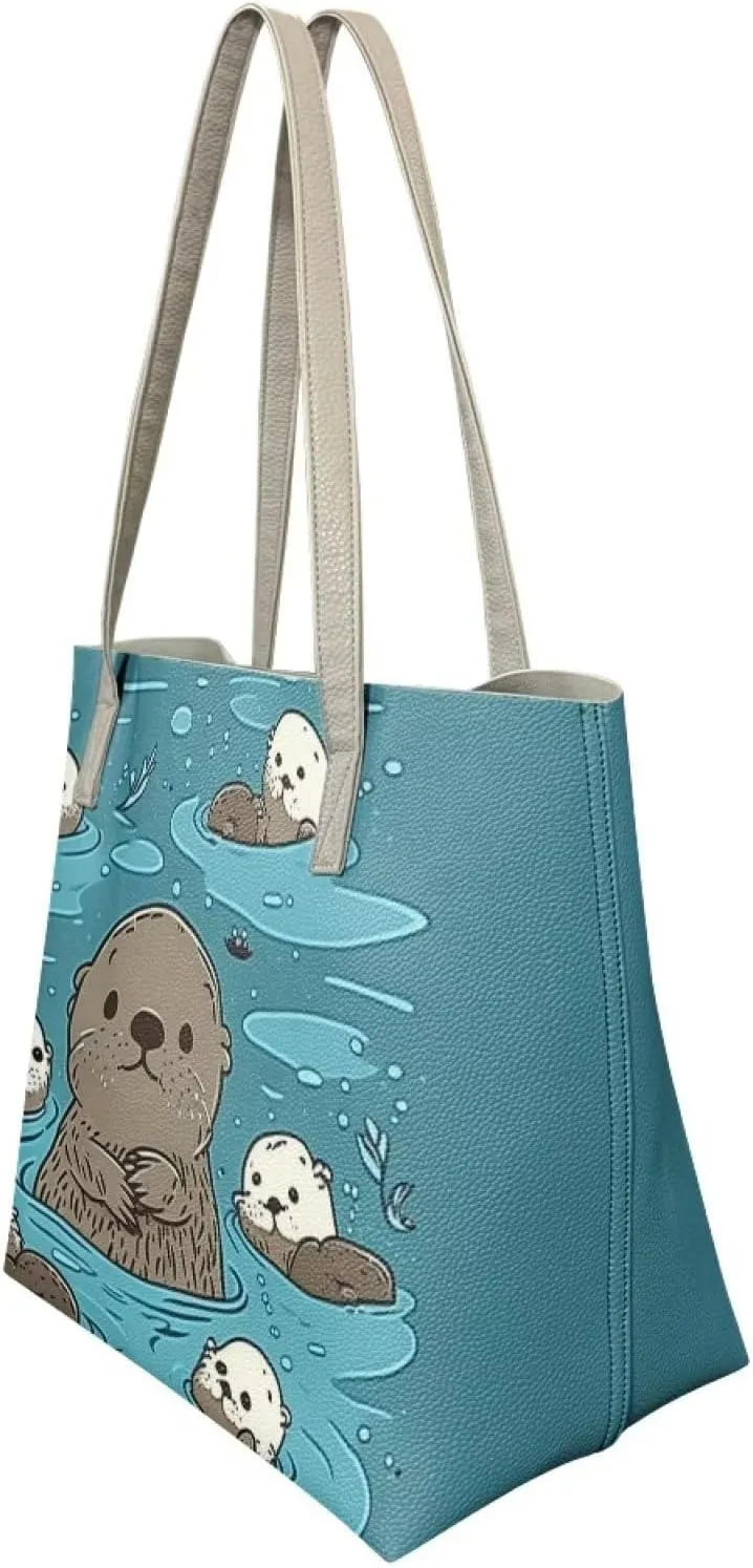 Xpyiqun Large Tote Bag for Women Leather Handbag Shoulder Purse Top-handle Bags