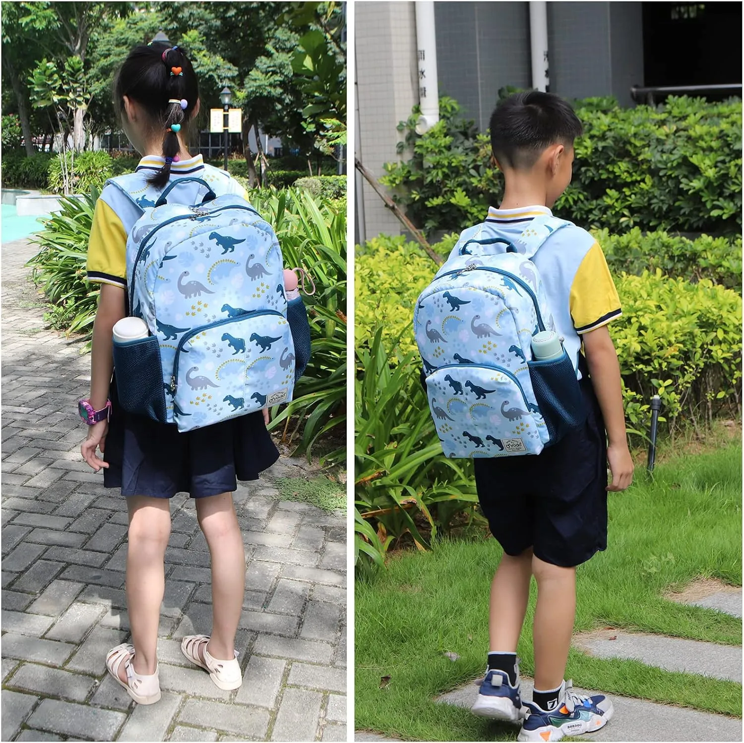 yodo Little Kids School Bag Pre-K Toddler Backpack - Name Tag and Chest Strap